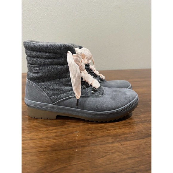 Ked Boots Women’s 8.5 Camp Water Resistant Blue Grey Pink Laces New‎ - Picture 1 of 11